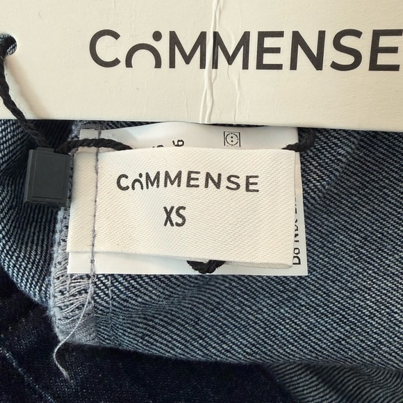 Commense Belted Button-Front Denim Shirt Dress Size XS NWT - Picture 6 of 6